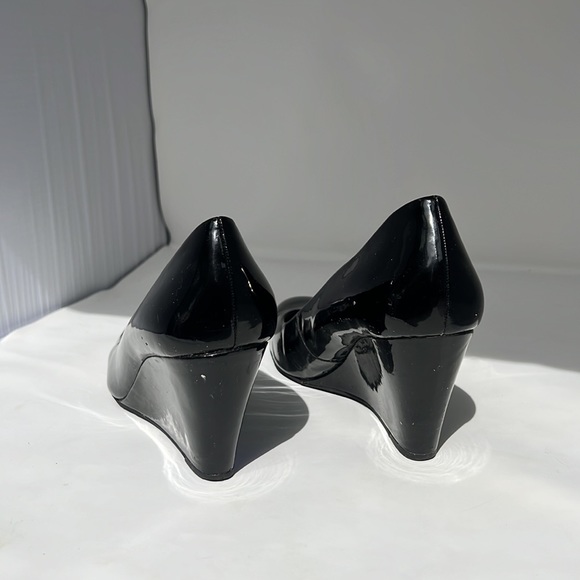 via spiga black patent leather wedges - Picture 4 of 7